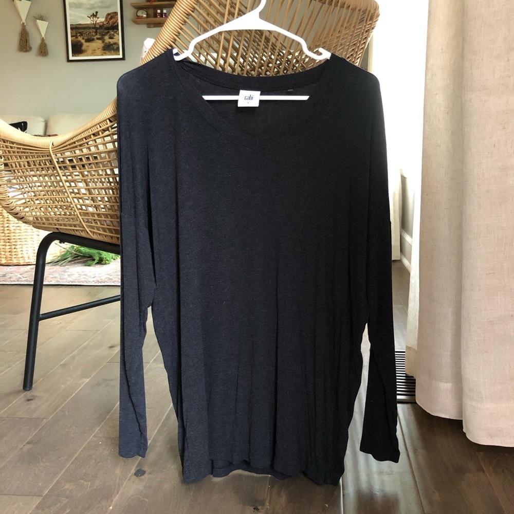 Cabi Long Sleeve Tee Black